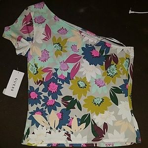 Guess half shoulder shirt